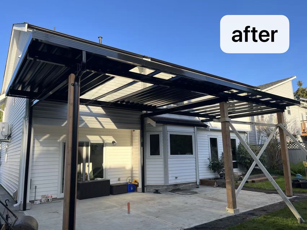 Maple Ridge Skyline Combo Patio Cover Project