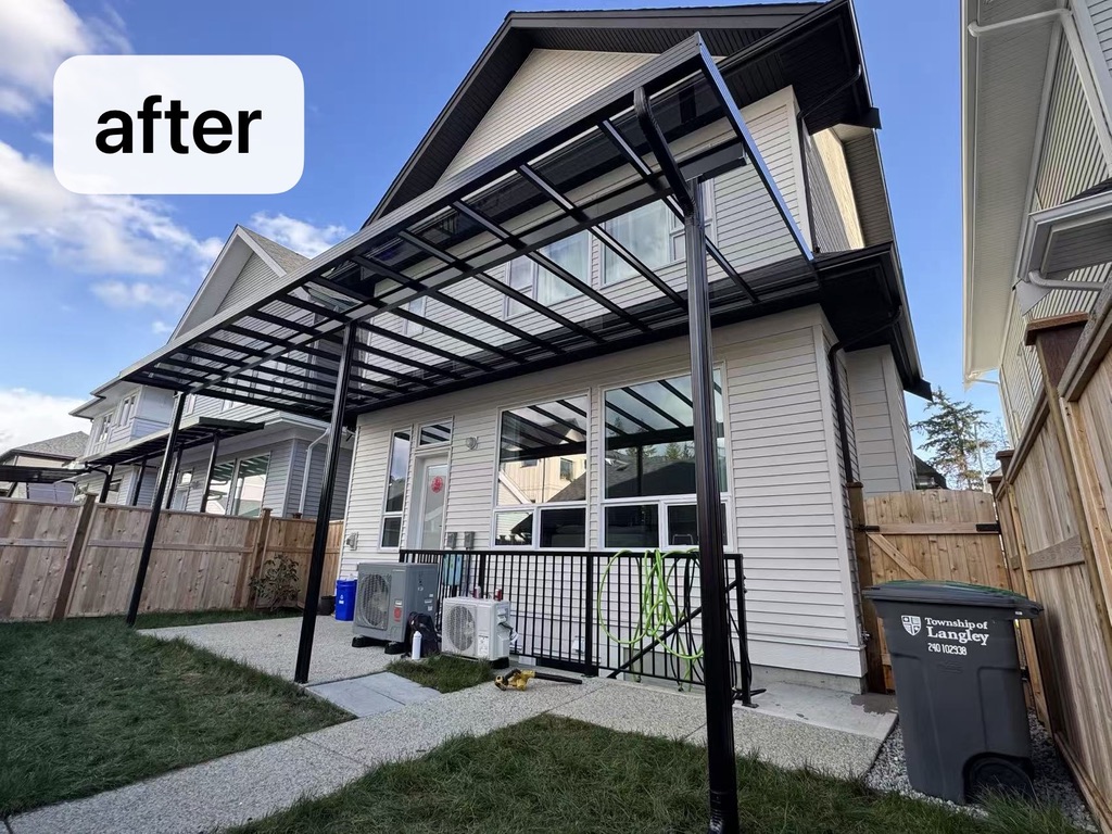 White Rock Glass Patio Cover Project