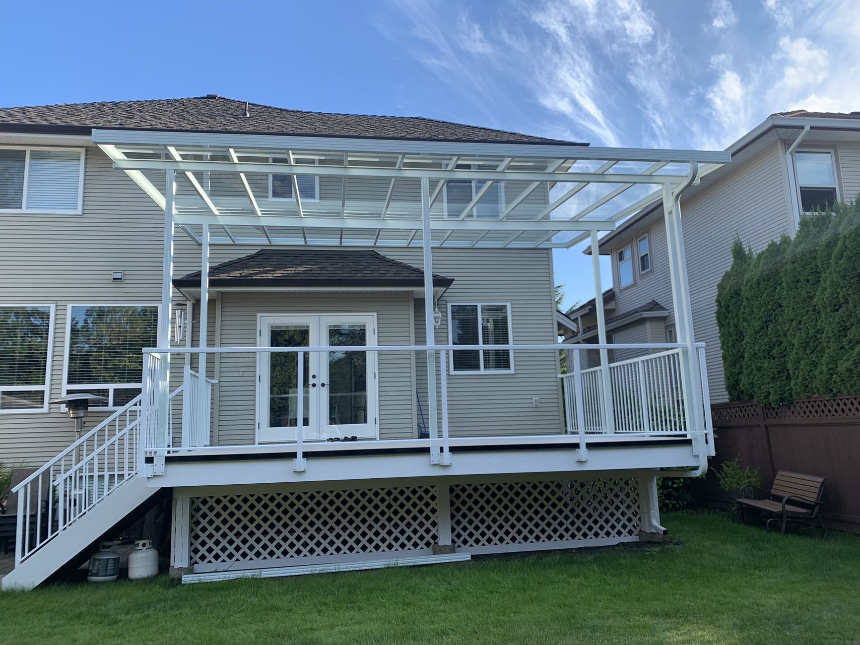 West Vancouver Glass Patio Cover Project